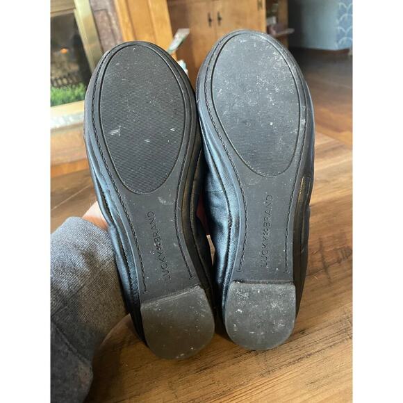 Lucky Brand Black Erin Easy Pack Flat - Picture 2 of 6